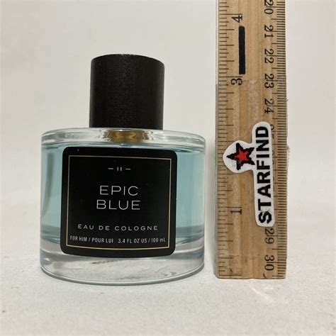 Tru Fragrance EPIC BLUE Eau de Cologne 3.4 oz